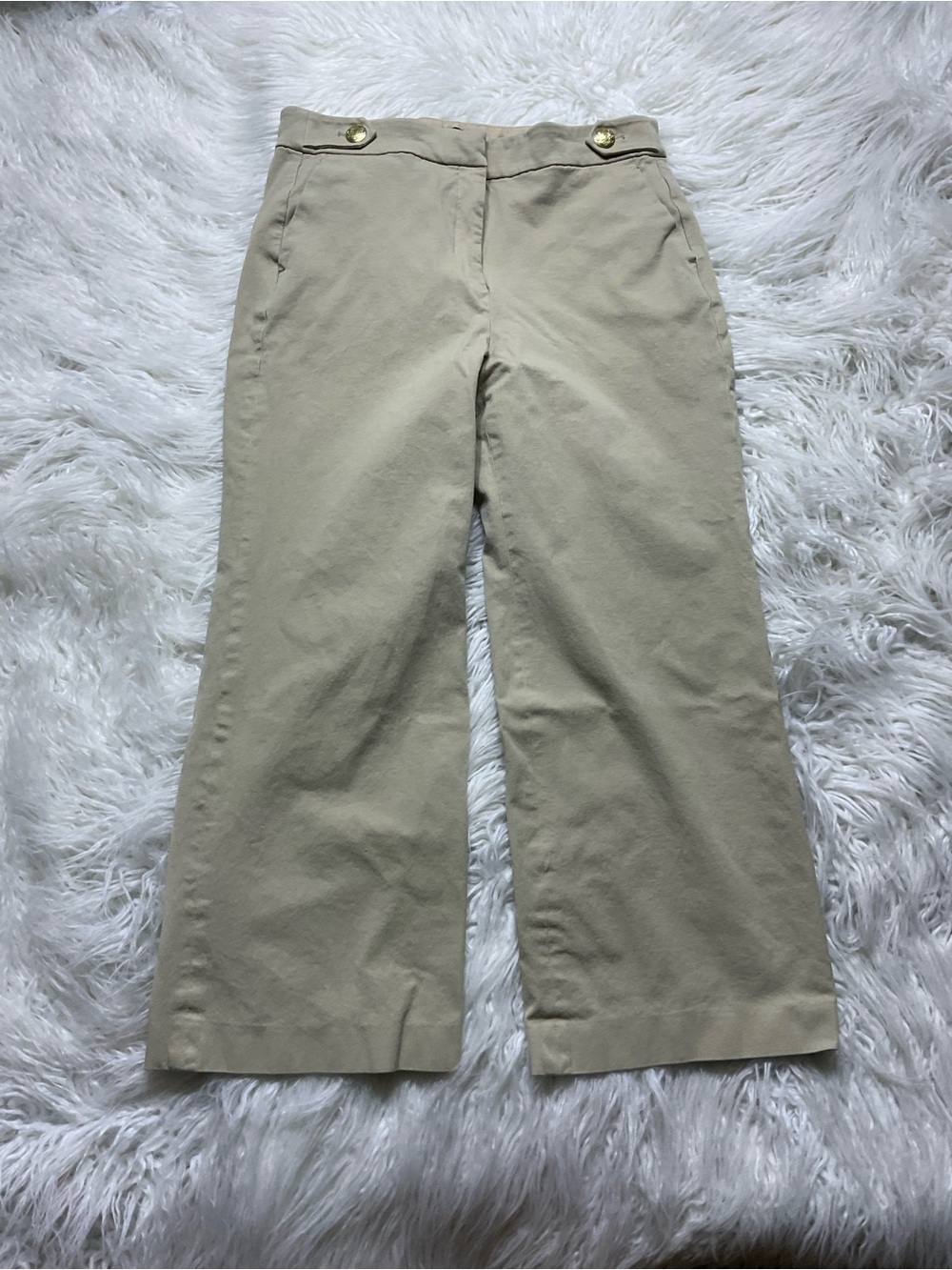 J Crew Cropped Wide-leg Sailor Pant